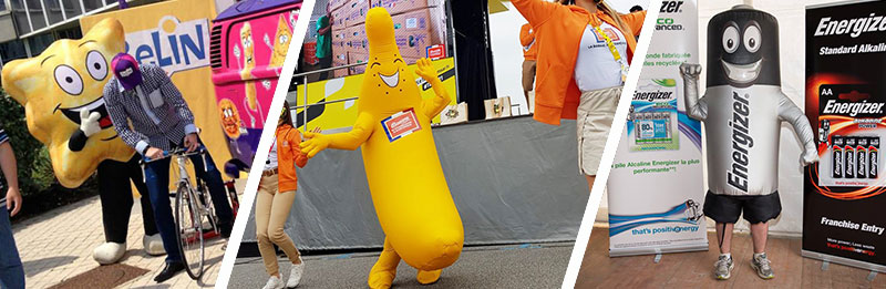 Costume Gonflable en forme de produits